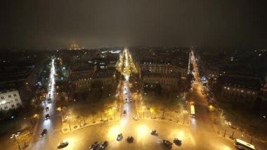 Paris gece yukarıdan