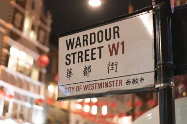 Wardour Street Londra Chinatown Londra - 22 Şubat 2016