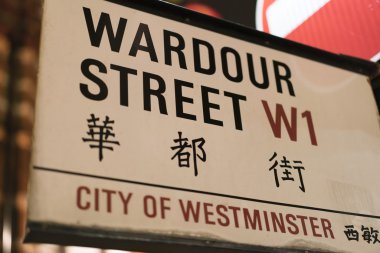 Wardour Street Londra Chinatown Londra - 22 Şubat 2016