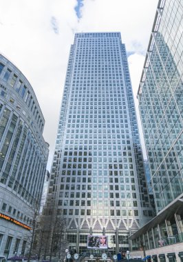 One Canada Square - Londra/İngiltere 23 Şubat 2016 bir Kanada binasında