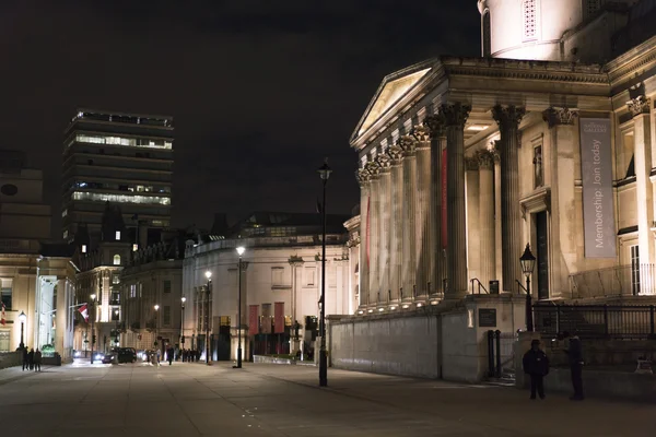 Galeria Nacional em Trafalgar Square LONDON, ENGLAND - FEVEREIRO 22, 2016 — Fotografia de Stock