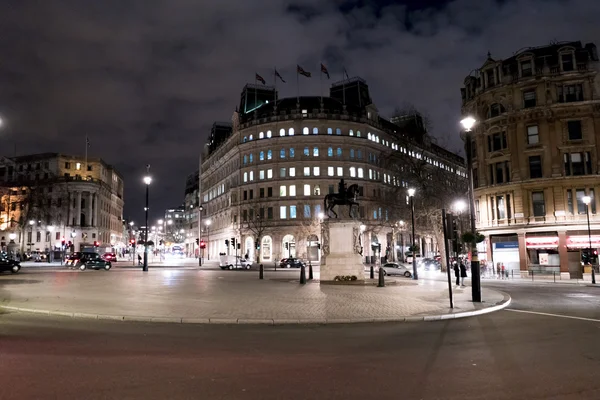 Cirkel på Trafalgar Square London, England - 22 februari 2016 — Stockfoto