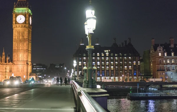 Ponte de Westminster Londres - FEVEREIRO DE LONDRES / INGLATERRA 23, 2016 — Fotografia de Stock