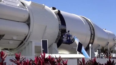Bir alanı roket Kennedy Uzay Merkezi Cape çalışma Canaveral, Florida/ABD 18 Ekim 2015