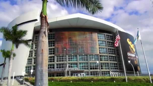 American Airlines Arena Майами — стоковое видео