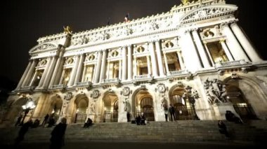 Geniş açı çekim Garnier Sarayı - Paris Opera - Paris, Fransa