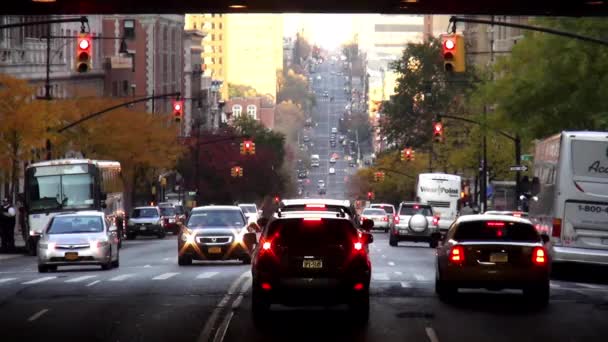 Kaňonu ulice New Yorku — Stock video