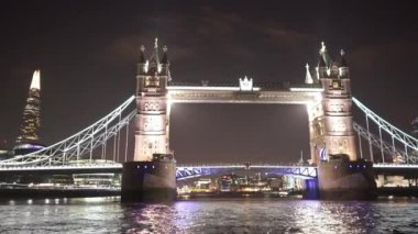 Büyük gece atış Tower Bridge Londra - Londra, İngiltere