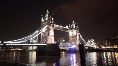 Gece - Londra Tower Bridge Londra atış şaşırtıcı