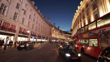 Harika akşam ışık - Londra Regent Street London