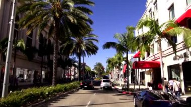 Beverly Hills Los Angeles ünlü Rodeo Drive