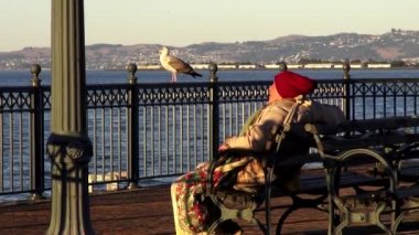 San Francisco - San Francisco bir iskelede rahatlatıcı