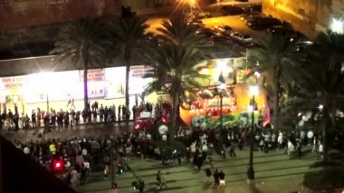 New Orleans Fransız çeyrek New Orleans, Louisiana ABD her gece Street Parade