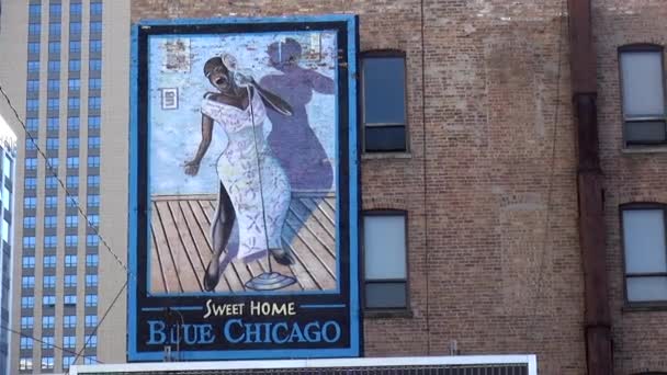 Famoso Club Blue Chicago - CHICAGO, ILLINOIS / USA — Video Stock