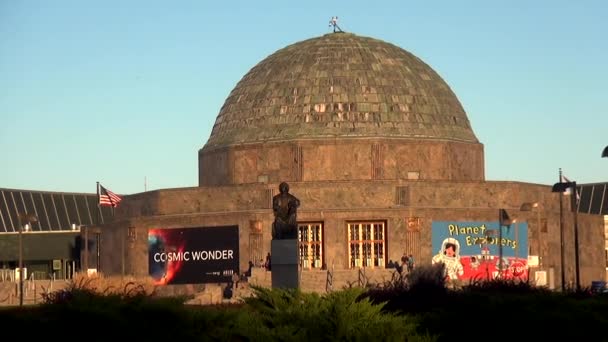 Adler Planetarium Chicago - Chicago, Illinois/Usa — Stockvideo