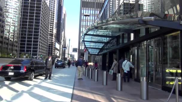 Willis Tower eski Sears Tower - Chicago, Illinois/ABD — Stok video