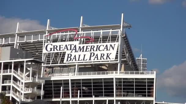Great American Ball Park Arena Cincinnati Ohio - Cincinnati, Ohio, Stati Uniti — Video Stock