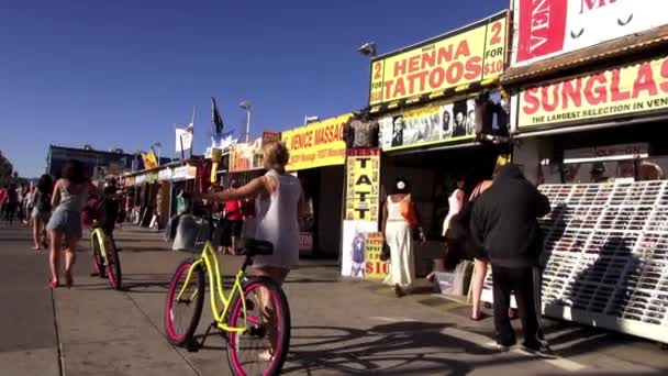 Venice Beach Oceanwalk Los Angeles — Stockvideo