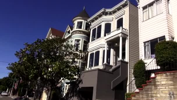 San Francisco - San Francisco içinde güzel Konakları — Stok video