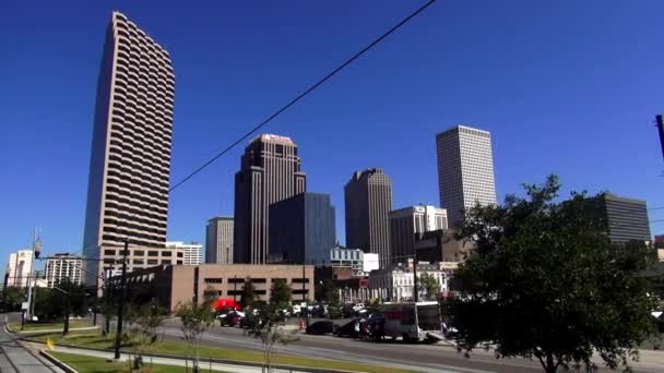 Новий Орлеан міський центр Новий Орлеан, Луїзіана США — стокове відео