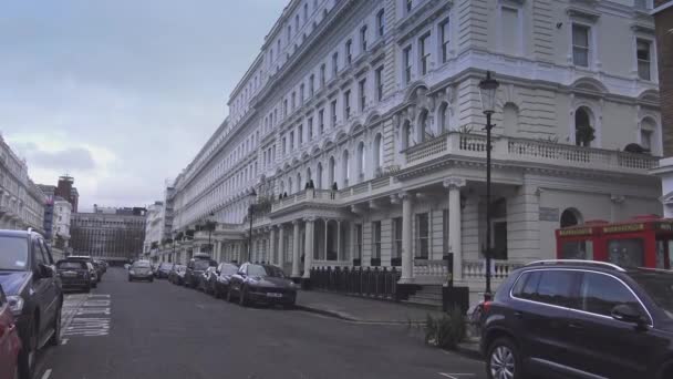 Londres Kensington - mansiones exclusivas — Vídeos de Stock