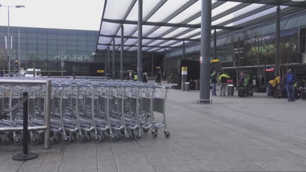 Aeroporto Londra Heathrow Londra, Inghilterra — Video Stock