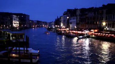 Canale Grande gece, Venedik, Venezia