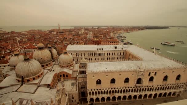 Dogenpalast palazzo ducale in venezianisch-venezianisch, venezianisch — Stockvideo