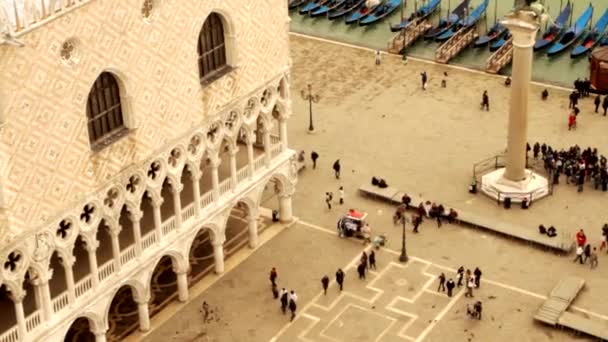 Palácio do Doge Palazzo Ducale em Veneza — Vídeo de Stock