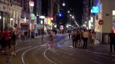 Leidseplein meşgul alan gece
