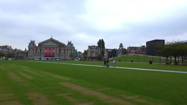 Museumplein Amsterdam — Stockvideo