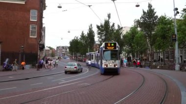 Central Station Amsterdam için tramvay
