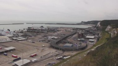 Dover Limanı - yukarıdan Dover bağlantı noktası