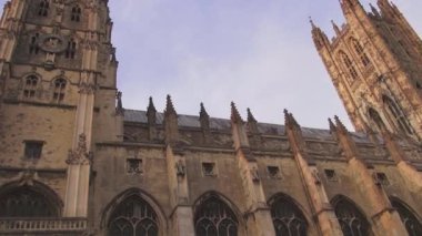 Akşam güneşin Canterbury Katedrali