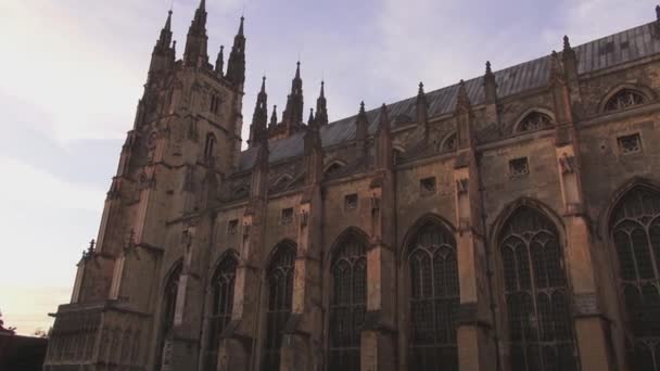 The cathedral of Canterbury — Stock Video