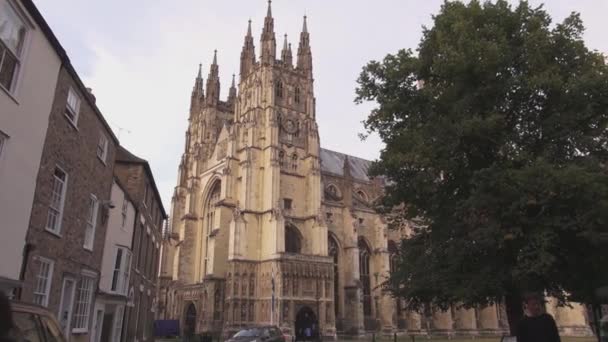 Кентерберийский собор Великобритании — стоковое видео
