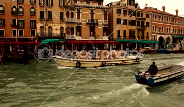 Kanal - Venedik, Venezia tekneler