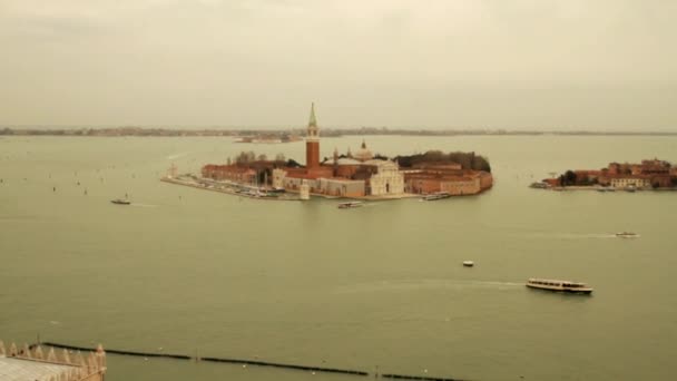 Kleine insel in venezien — Stockvideo