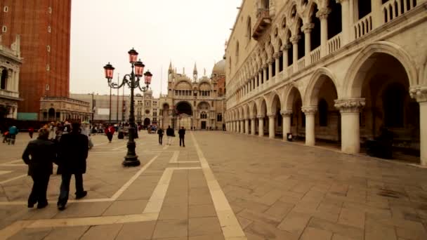 Palácio do Doge Palazzo Ducale em Veneza — Vídeo de Stock
