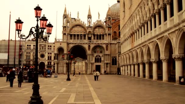 圣马可广场-威尼斯，威尼斯 — 图库视频影像