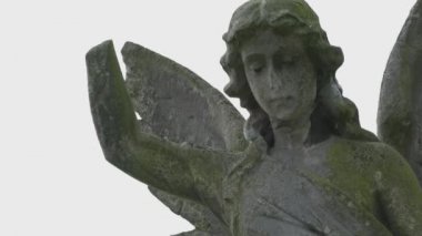 Antik taş melek heykeli