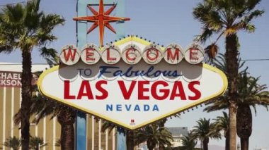 Las Vegas işareti Las Vegas ABD Hoşgeldiniz