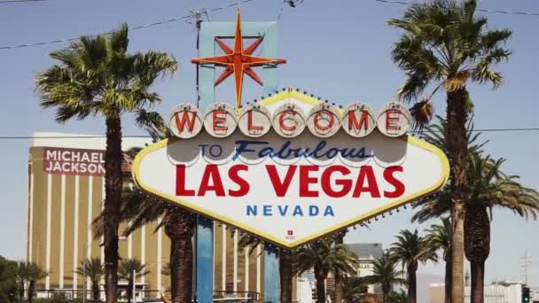 Welcome to fabulous Las Vegas Las Vegas USA — Stock Video