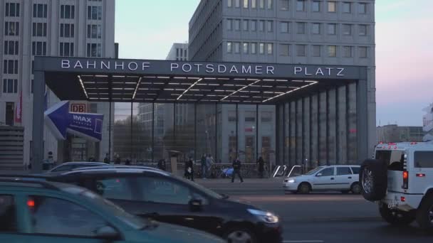 Gare Potsdamer Platz Berlin - usage éditorial uniquement — Video