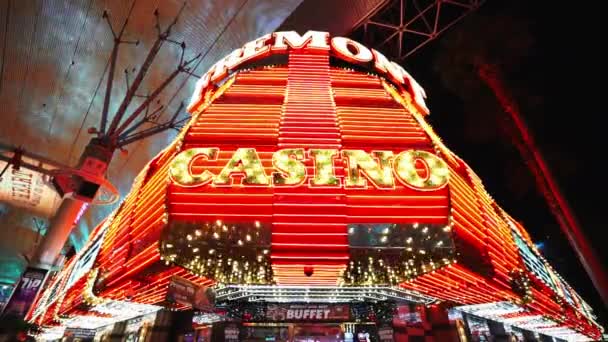Freemont Casino - Las Vegas, Nevada/Amerika — Stok video