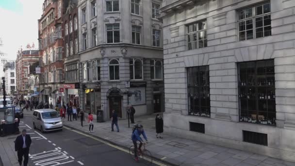 Fleet street Londres - LONDRES, INGLATERRA — Vídeos de Stock