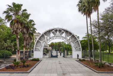 Armstrong Park, New Orleans Louisiana - NEW ORLEANS, LOUISIANA - 18 Nisan 2016