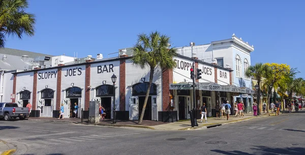 Ünlü özensiz Joe Bar Duval St Key West - Key West, Florida 11 Nisan 2016 yılında