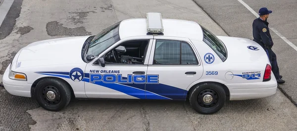 New Orleans Police Car - NEW ORLEANS, LOUISIANA - 18 APRILE 2016 — Foto Stock