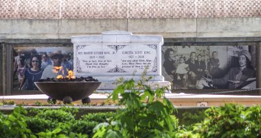 Martin Luther King Merkezi Atlanta'da - Atlanta, Georgia - 21 Nisan 2016 Eternal Flame